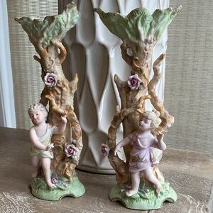 Arnart Creations Ceramic candlestick holders